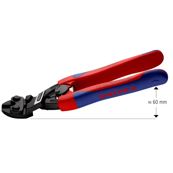 KNIPEX Bolzenschneider 71 42 200 CoBolt | 200mm | Kompakt | Präzisionsschneiden für Draht, Bolzen, Nägel