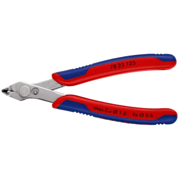 KNIPEX Seitenschneider 78 23 125 | Electronic Super Knips | Präzisionszange 125 mm INOX | rostfrei