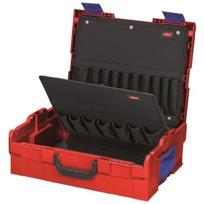 KNIPEX Werkzeugkoffer L-BOXX 00 21 19 LB | leer | Kunststoff | 442x151x357 mm | spritzwassergeschützt | 25 kg