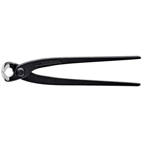 KNIPEX Monierzange 99 00 220 | 220 mm | Werkzeugstahl gehärtet | Kopf poliert | Griffe schwarz | Schneiden HRC 61