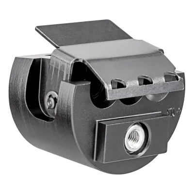 KNIPEX Positionierhilfe 97 49 71 1 für Solar-Steckverbinder MC4 | Crimpzange Zubehör | 80 mm Länge | Einsätze wechselbar