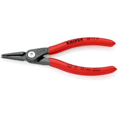 KNIPEX Sicherungsringzange 48 11 J1 | für Innenringe 12-25 mm | gerade Spitzen | 140 mm | Chrom-Vanadium