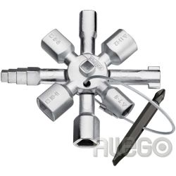 Knipex Schaltschrankschlüssel "Twin KEY" 00 11 01 E 452119