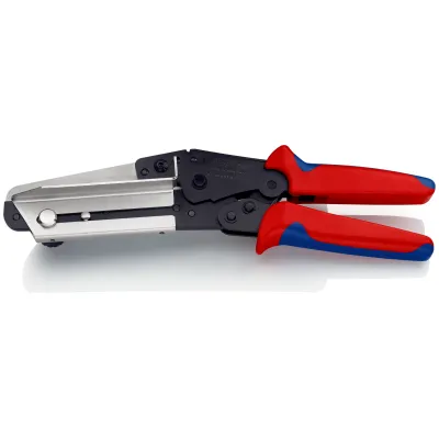 KNIPEX Schere 95 02 21 | Hebelschere für Kunststoff & Kabelkanäle | 275 mm Länge | max. 4,0 mm Schnittstärke
