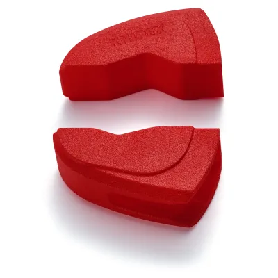 KNIPEX Schonbacken Kunststoff 87 09 180 V01 | 3 Paar | für 87 XX 180 ab 2010 | weich | für runde Werkstücke