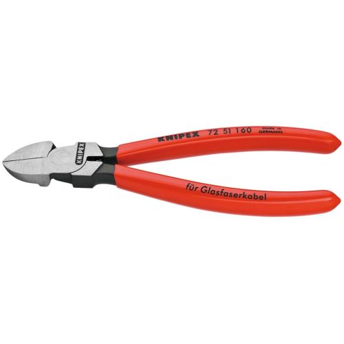 Bild: Knipex Seitenschneider pol. plast. 160mm für LWL-Kabel