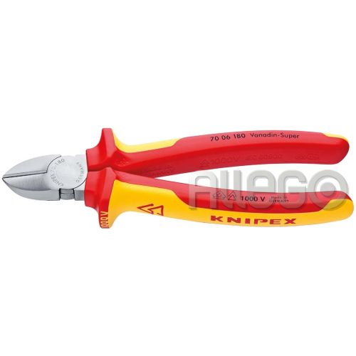 Bild: Knipex Seitenschneider VDE 1000 V 140 mm 7006 E 454 082