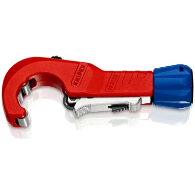 KNIPEX Rohrabschneider TubiX 90 31 02 BK | Ø 6–35 mm | QuickLock | Kugellagerstahl | Entgrater | Metallgehäuse