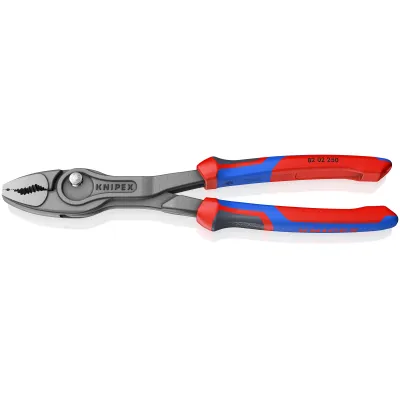 KNIPEX TwinGrip Frontgreifzange 82 02 250 | Kombizange für beschädigte Schrauben | 250mm | 7-fach verstellbar