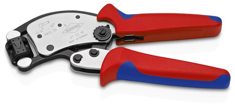 KNIPEX Twistor T Selbsteinst. Crimpzange f. Aderendhülsen