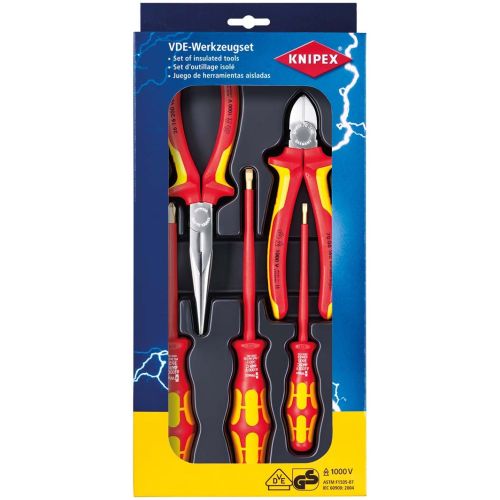 Bild: KNIPEX VDE-Werkzeugsatz Zangenset 5 teilig