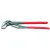 Bild: Knipex Wasserpumpenzange 87 01 400 Cobra XL | 400 mm | bis 95 mm Öffnung | Chrom-Vanadium-Stahl | Kunststoff-Griff