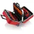Bild: KNIPEX Werkzeugkoffer 98 99 15 BIG Twin Move RED | Elektro Werkzeugkoffer | ABS | 95 Steckplätze | 38L