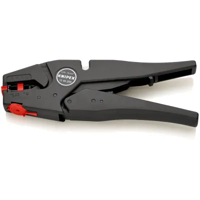 KNIPEX Abisolierzange 12 40 200 EAN | selbsteinstellend | 0,03–10 mm² | für Cu/Al Leiter | leicht | wechselbare Messer