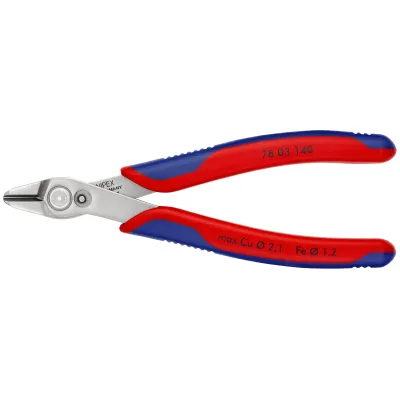 KNIPEX Electronic Super Knips XL 78 03 140 | Seitenschneider 140mm | INOX rostfrei | extra lang | poliert