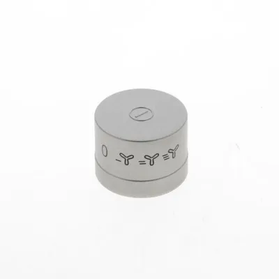 KNOB3 D35 H15 PAINTED INOX LOOK IKEA