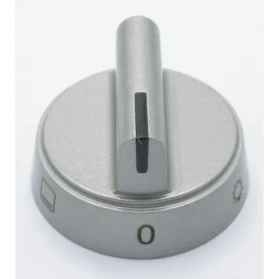 Knopf für Amica Ofen 9070458 Silber Drehknopf