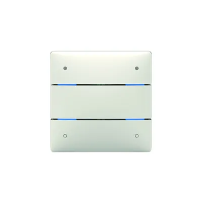 Theben KNX-Tastsensor iON 104 4969234 | 4 Tasten | 4 LEDs | Temperatursensor | Data Secure | Unterputz | weiß