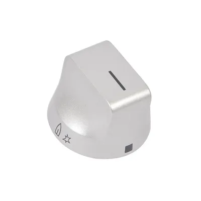 Kochfeld-Einstellknopf, silberfarben (3550377240)