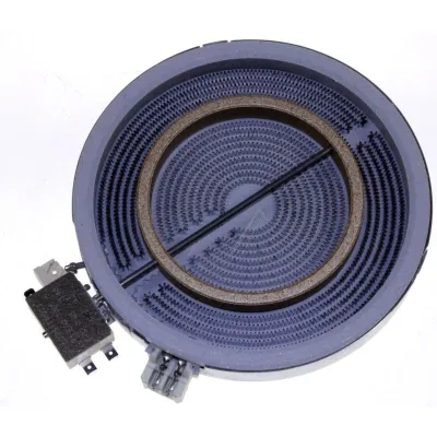 Kochplatte 2000W für Smeg Ofen 805690356 Doppelring, 180/120mm