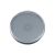 Bild: Kochplattenabdeckung silbern für 185mm runde Gussplatte Massekochplatte