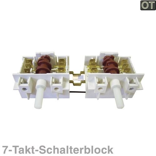 Bild: Kochplattenschalterblock 2er-Einheit Dreefs 5HE/565 Gorenje 617772 Gorenje