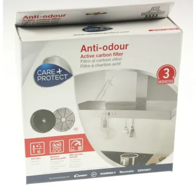 Kohlefilter-Doppelpack für Candy Dunstabzugshaube 35602057 2 Stück
