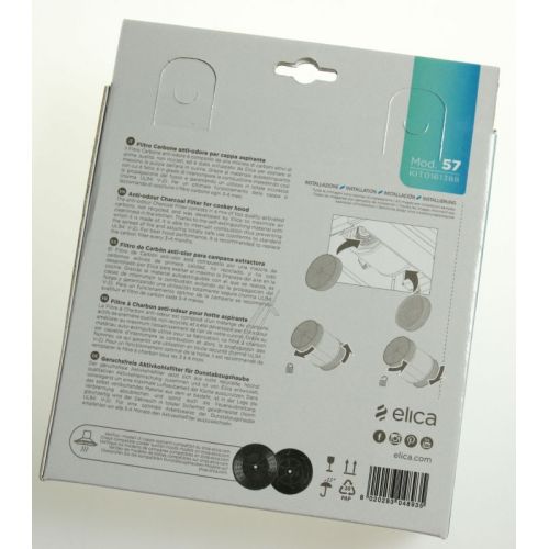 Bild: Kohlefilter für Dunstabzugshaube Elica KIT0161388 2er-Pack