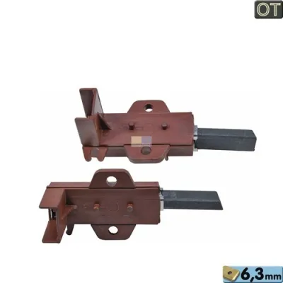 Kohlen mit Halter 6,3mmAMP Indesit C00196539 für Waschmaschine