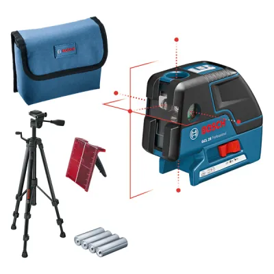 Kombilaser GCL 25 Professional + BS150 Professional (blau/schwarz, Schutztasche)