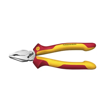 Wiha Kombinationszange Professional 160mm | VDE-geprüft | 1000V | DynamicJoint | OptiGrip