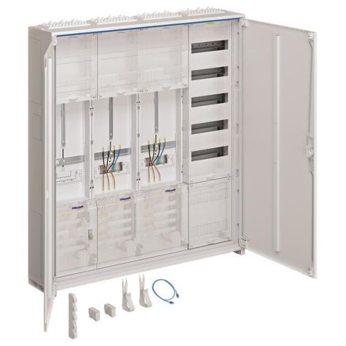 Bild: Komplettschrank 2Z AP/UP 1stö 4Feld IP44 SS_5p