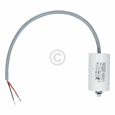 Kondensator 16µF 400V HYDRA MSB MKP 16/400III/E2 UI mit Anschlusskabel Befestigu