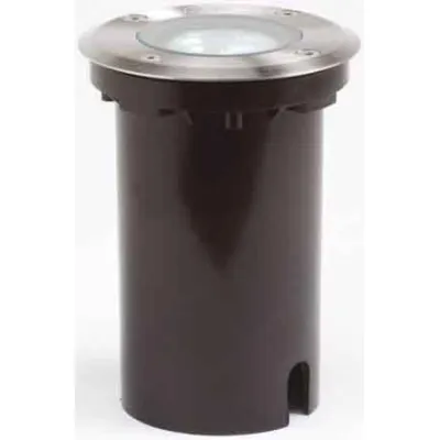 Konstsmide Bodeneinbaustrahler 7606-000 | Edelstahl rund | GU10 | IP65 | 7W | klares Glas | Außenbereich | 110x110x150mm