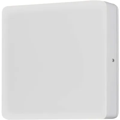 Konstsmide LED Wandleuchte Cesena 7863-252 | Außenleuchte mit Dämmerungssensor | 10W | 600lm | IP54 | weiß