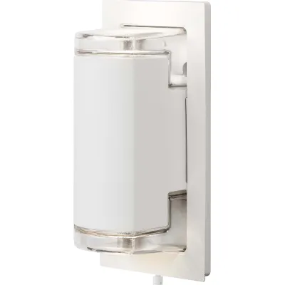 Konstsmide Wandleuchte Potenza 7987-250 | LED Außenleuchte 2x GU10 | IP54 | Aluminium | Modern | Weiß