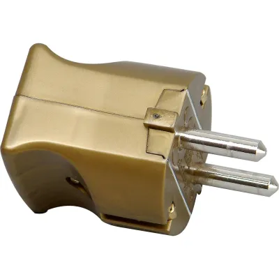 Kopp Schutzkontaktstecker 170207005 | Schuko Stecker CEE 7/4 Typ F | 16A 250V | Thermoplast | IP20 | gerade | gold