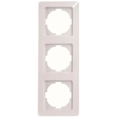 Kopp Abdeckrahmen 3-fach HK02 305813008 | Unterputz | Kunststoff | arktisweiß RAL 9016 | waagerecht/vertikal | IP20