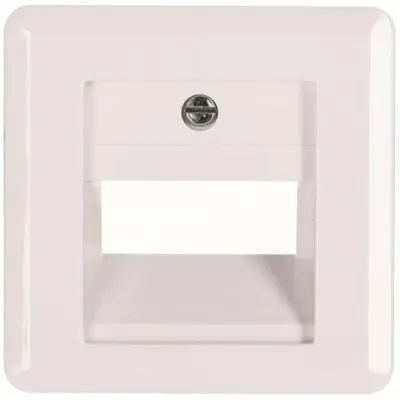 KOPP 349513001 Zentralplatte UAE/IAE 2f VISION ws Schraubbef