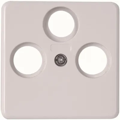 KOPP 357813005 Zentralplatte Sat/TV/Radi arkws Schraubbef
