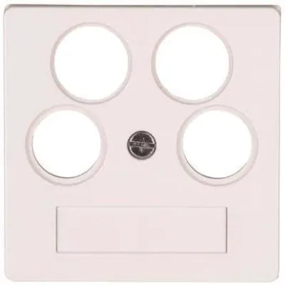 KOPP 491829003 Abdeckung für Antennensteckdose TV/RF/2x