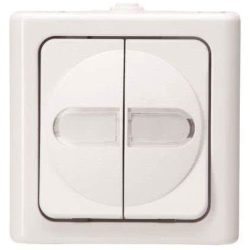 Bild: Kopp 560502004 IP44 2f Serienschalter ws mt PROFESSIONAL AP