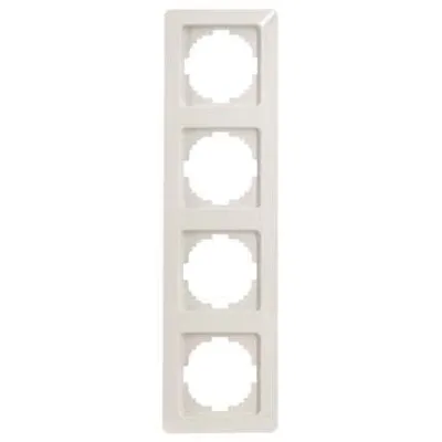 Kopp Abdeckrahmen 4-fach HK02 305913001 arktisweiß senkrechte/waager. Installati