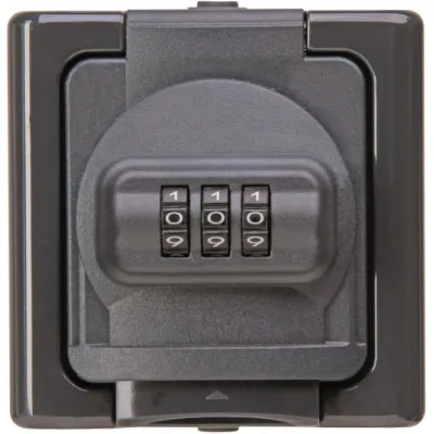 Kopp APWG Blue Electric 1098.1500.8 SCHUKO-Steckd. m. Zahlenschl. anthrazit