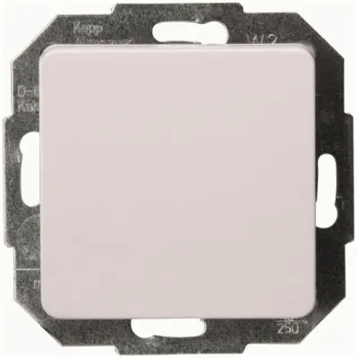 Kopp Blindabdeckung HK02 330613008 | UP Abdeckung Aluminium | Arktisweiß | Innenmontage | IP20 | rechteckig