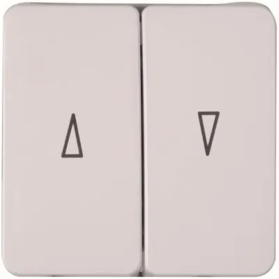 Kopp Doppelwippe für Jalousie HK02 331513006 arktisweiß mit Pfeilsymbolen