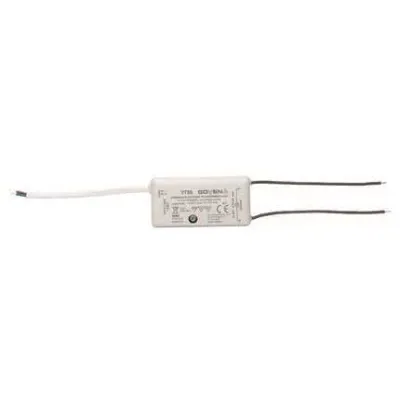 Kopp Elektronischer Trafo 202550091 | Transformator 50W 230V auf 11,5V | LED geeignet | dimmbar | weiß | 71,5x35x23,5mm
