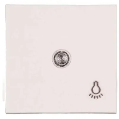 Kopp Heinrich Kopp Wippe mit Linse "Licht" HK07 reinweiß