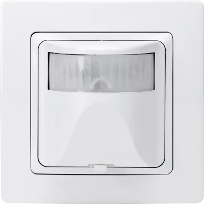 KOPP Unterputz Infrarot-Bewegungsmelder 808102014 | INFRAcontrol T 180° | IP20 | 180° Erfassung | 40-400W | arktisweiß