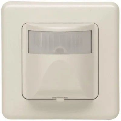 Kopp Bewegungsmelder 808401012 | Infrarot-Bewegungsschalter 180° UP | 3-Draht | 1000W | IP20 | cremeweiß | Kunststoff